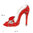 High Heels Brosche | Anstecknadel "Cinderella" mit Kristallen