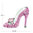 High Heels Brosche | Anstecknadel "Cinderella" mit Kristallen