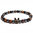 Stylisches, Perlen Armband "Bully" mit Französischer Bulldogge Kopf -Symbol-Heilsteine